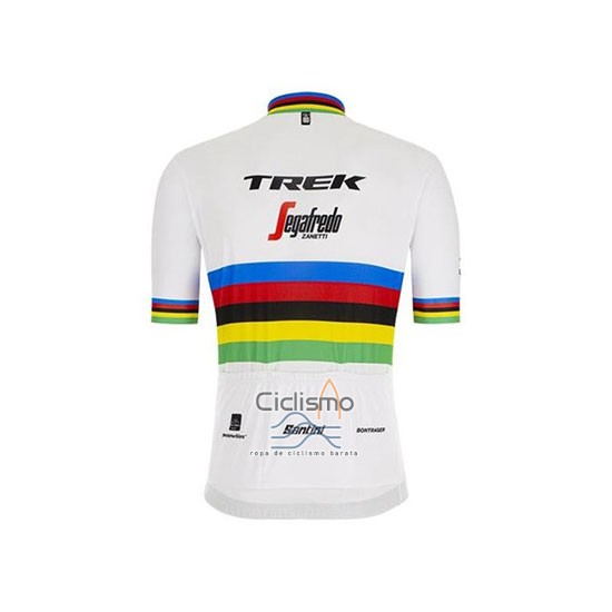 Uci Mondo Campione Trek Segafrojooropa Ciclismo Culotte Corto 2020 Hombre Mangas Cortas 